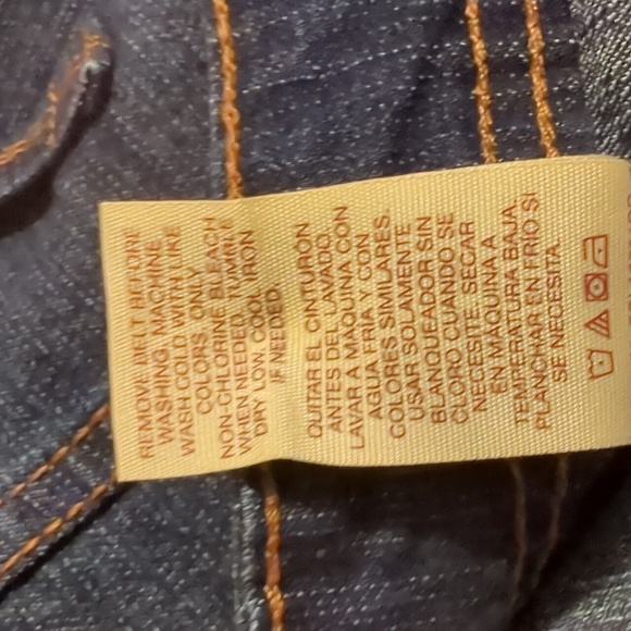 🆕Cuffed Denim Jean Capri NWOT Faded Glory Womens Size 4 Dark Wash Mid Rise - Picture 8 of 8